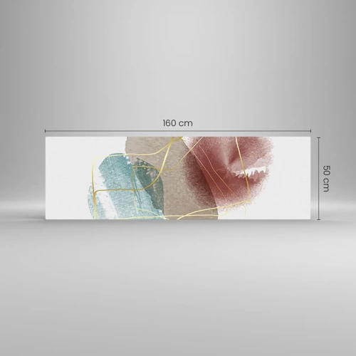Billede på glas - Rummets perler - 160x50 cm