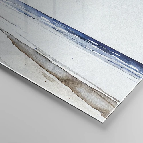 Billede på glas - Samtale med havet - 120x80 cm