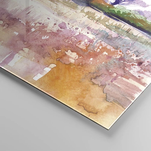 Billede på glas - Savannens farver - 140x50 cm