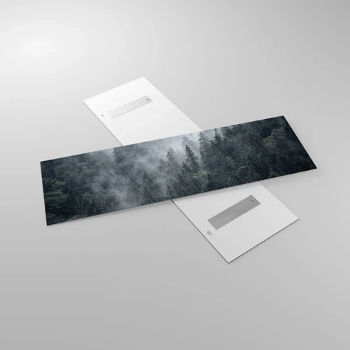 Billede på glas - Skovens daggry - 160x50 cm