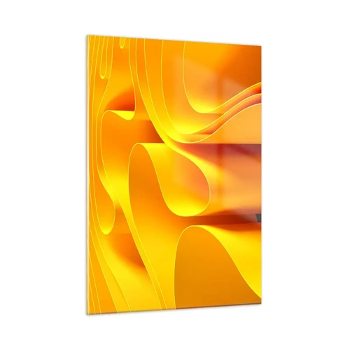 Billede på glas - Som solens bølger - 50x70 cm
