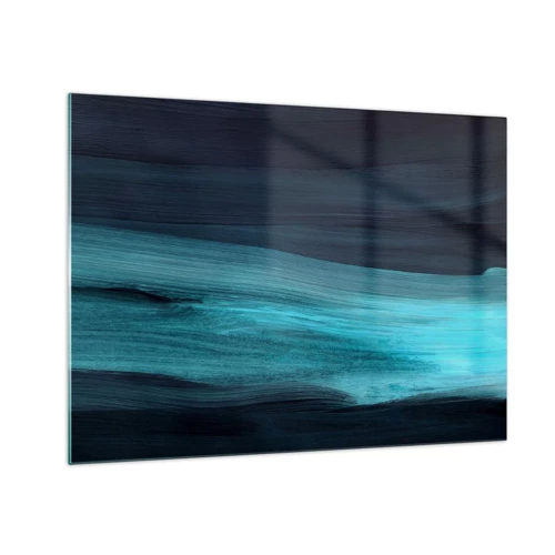 Billede på glas - Svøm med strømmen - 70x50 cm