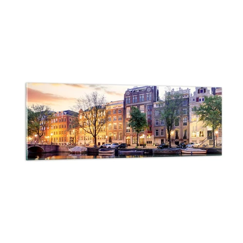 Billede på glas - Tilbageholdende og rolig hollandsk skønhed - 90x30 cm