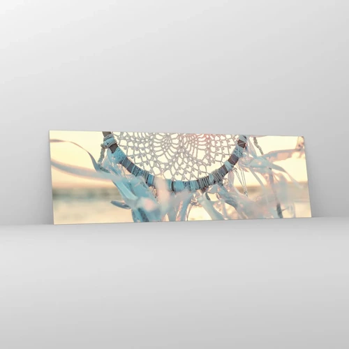 Billede på glas - Totem med blonder - 160x50 cm