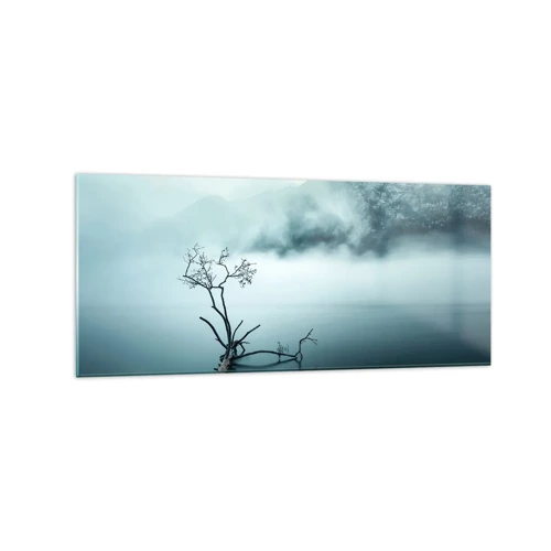 Billede på glas - Ud af vand og tåge - 120x50 cm
