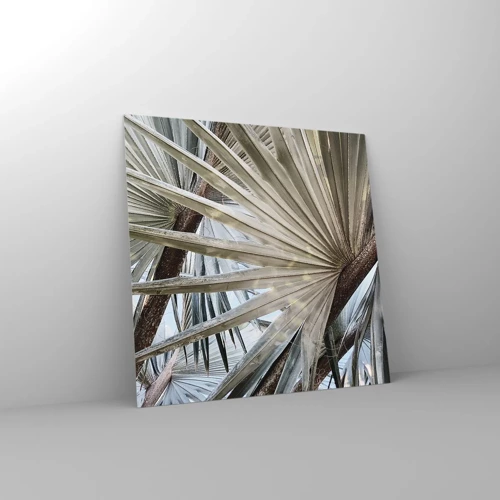 Billede på glas - Ventilatorer i troperne - 40x40 cm
