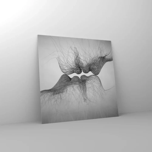Billede på glas - Vindens kys - 60x60 cm