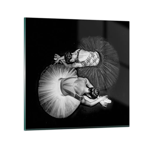 Billede på glas - Yin og yang - den perfekte balance - 30x30 cm