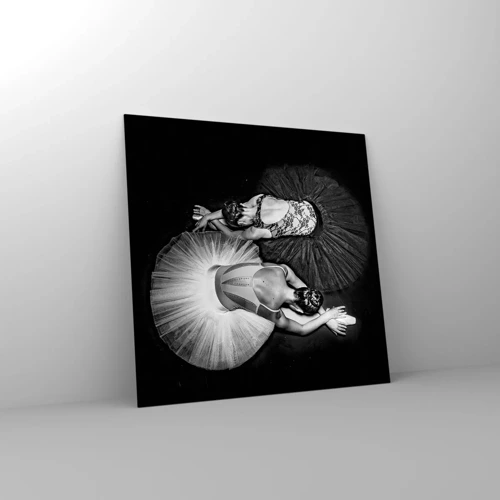 Billede på glas - Yin og yang - den perfekte balance - 40x40 cm