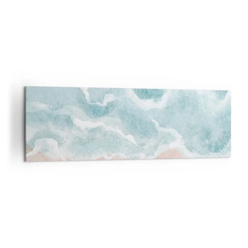 Lærredstryk - Billede på lærred - Abstraktion af skyer - 160x50 cm