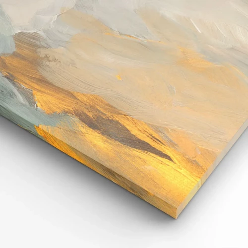 Lærredstryk - Billede på lærred - Abstraktion - blidhedens land - 120x50 cm