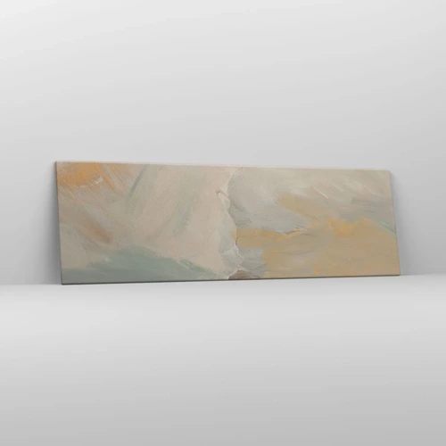 Lærredstryk - Billede på lærred - Abstraktion - blidhedens land - 160x50 cm