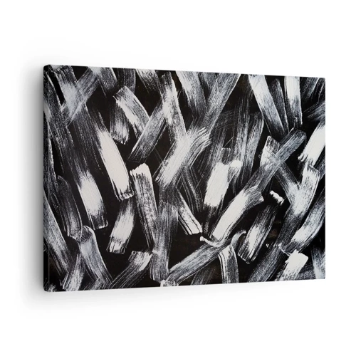 Lærredstryk - Billede på lærred - Abstraktion i den industrielle ånd - 70x50 cm