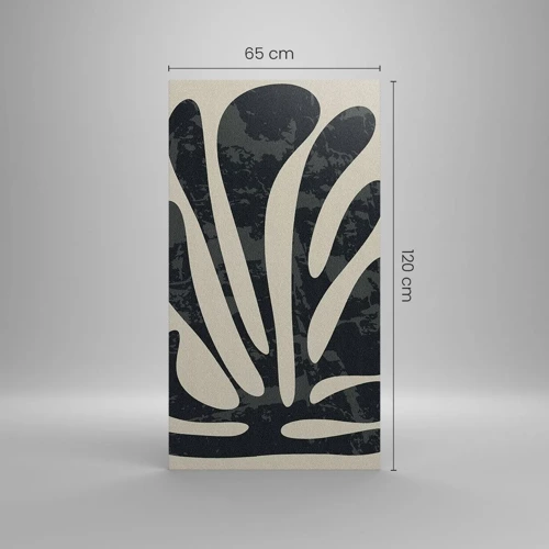 Lærredstryk - Billede på lærred - Abstraktion med flere fingre - 65x120 cm