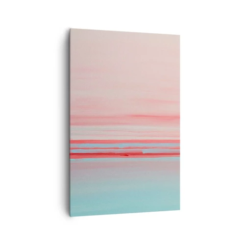 Lærredstryk - Billede på lærred - Abstraktion ved daggry - 80x120 cm