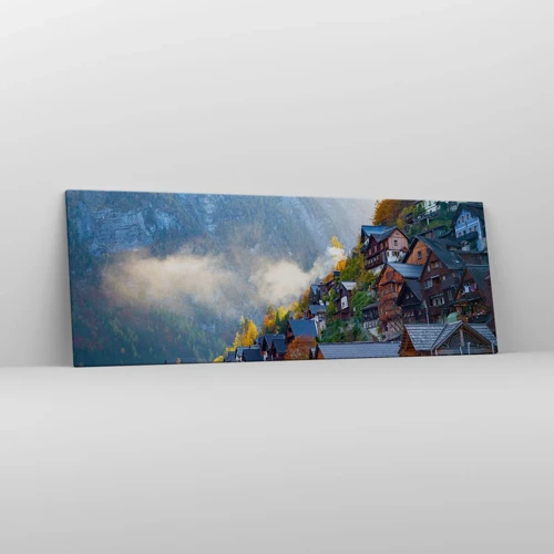 Lærredstryk - Billede på lærred - Alpine climes - 140x50 cm