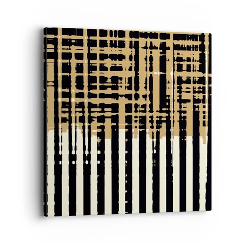 Lærredstryk - Billede på lærred - Arkitektonisk abstraktion - 40x40 cm