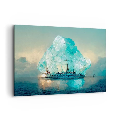 Lærredstryk - Billede på lærred - Arktisk diamant - 100x70 cm