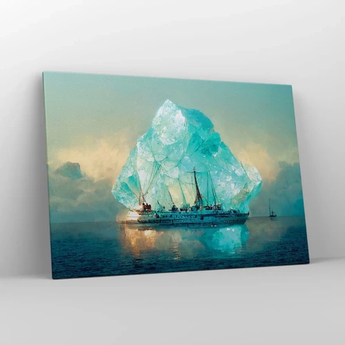 Lærredstryk - Billede på lærred - Arktisk diamant - 100x70 cm