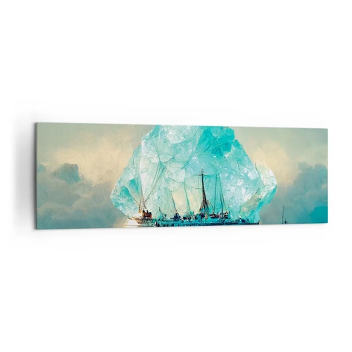Lærredstryk - Billede på lærred - Arktisk diamant - 160x50 cm