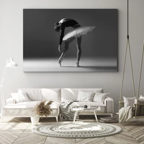 Lærredstryk - Billede på lærred - Bella balerina - 70x50 cm