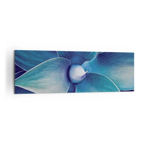 Lærredstryk - Billede på lærred - Blå fra himlen - 160x50 cm