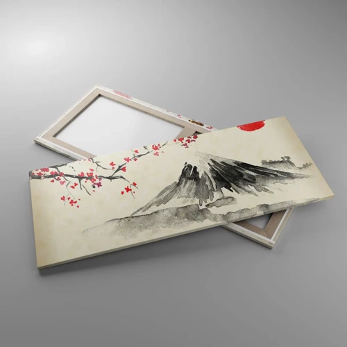 Lærredstryk - Billede på lærred - Bliv forelsket i Japan - 120x50 cm