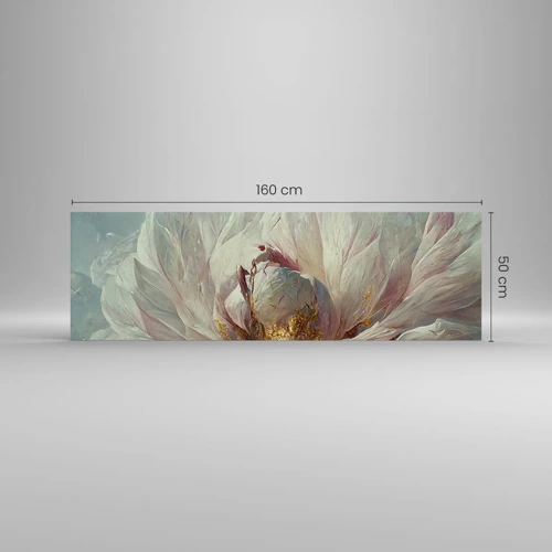 Lærredstryk - Billede på lærred - Blomstrer en gang om hundrede år - 160x50 cm