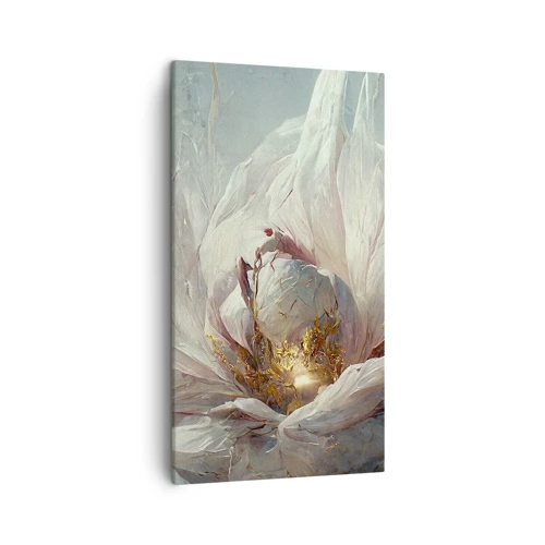 Lærredstryk - Billede på lærred - Blomstrer en gang om hundrede år - 45x80 cm