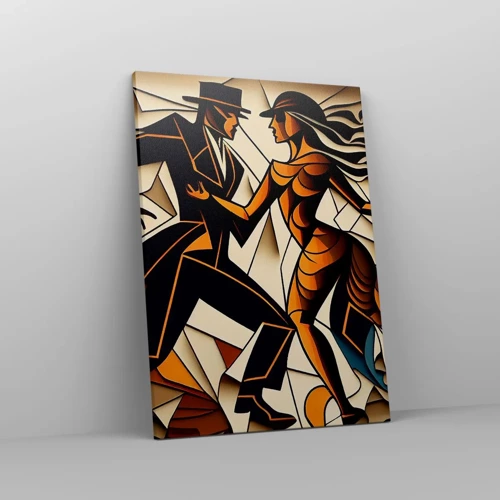 Lærredstryk - Billede på lærred - Dans af lidenskab og passion - 50x70 cm