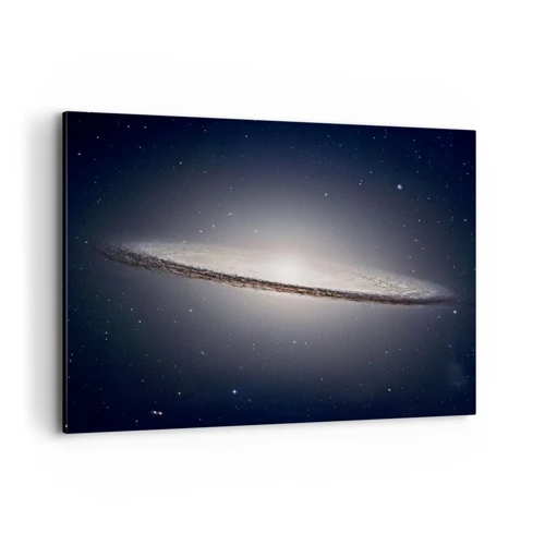 Lærredstryk - Billede på lærred - Der var engang i en galakse langt, langt borte.... - 100x70 cm