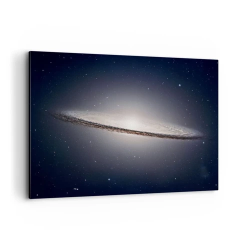 Lærredstryk - Billede på lærred - Der var engang i en galakse langt, langt borte.... - 120x80 cm