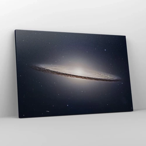 Lærredstryk - Billede på lærred - Der var engang i en galakse langt, langt borte.... - 120x80 cm