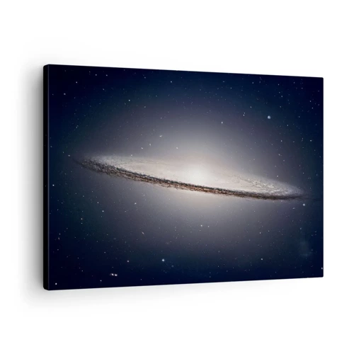 Lærredstryk - Billede på lærred - Der var engang i en galakse langt, langt borte.... - 70x50 cm