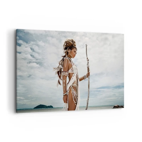 Lærredstryk - Billede på lærred - Dronning af troperne - 120x80 cm