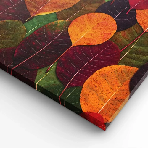 Lærredstryk - Billede på lærred - Efterårsmosaik - 50x70 cm