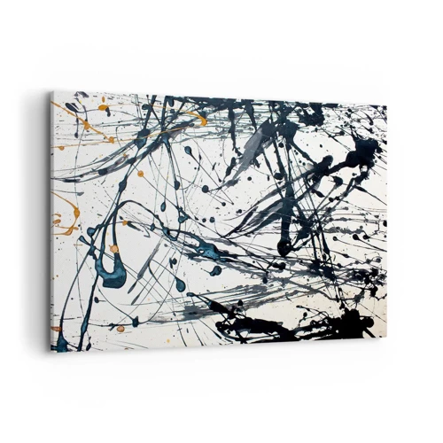 Lærredstryk - Billede på lærred - Ekspressionistisk abstraktion - 120x80 cm