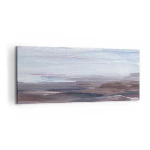 Lærredstryk - Billede på lærred - Elementer: vand - 100x40 cm