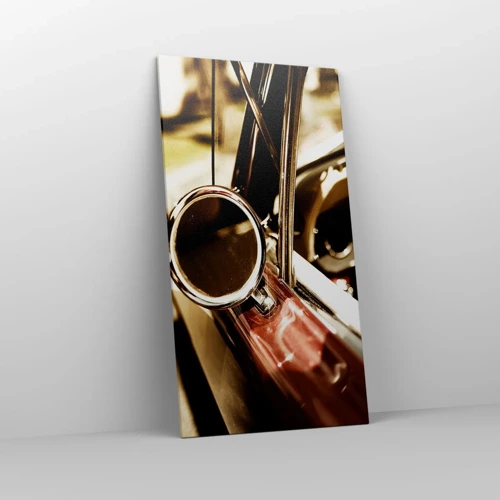 Lærredstryk - Billede på lærred - En bil med sjæl - 65x120 cm
