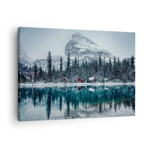 Lærredstryk - Billede på lærred - En canadisk retræte - 70x50 cm