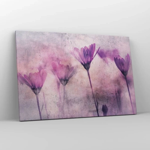 Lærredstryk - Billede på lærred - En drøm af blomster - 120x80 cm