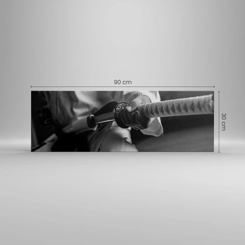 Lærredstryk - Billede på lærred - En krigers sjæl - 90x30 cm