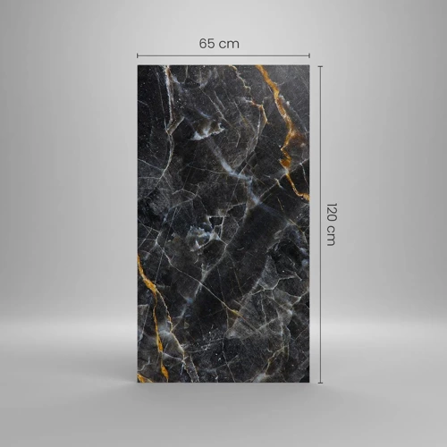 Lærredstryk - Billede på lærred - En stens indre liv - 65x120 cm