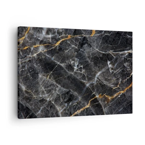 Lærredstryk - Billede på lærred - En stens indre liv - 70x50 cm