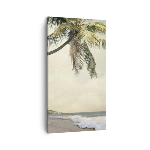 Lærredstryk - Billede på lærred - En tropisk drøm - 45x80 cm