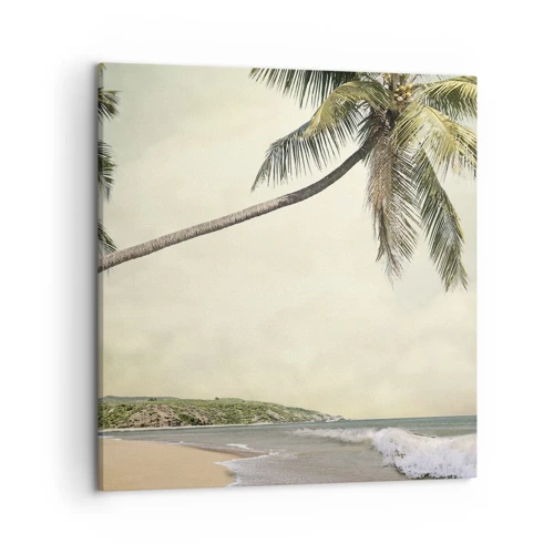 Lærredstryk - Billede på lærred - En tropisk drøm - 50x50 cm