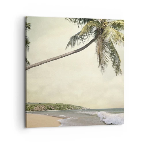 Lærredstryk - Billede på lærred - En tropisk drøm - 60x60 cm