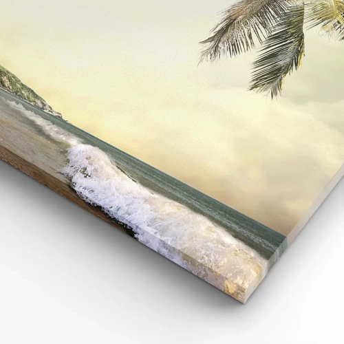 Lærredstryk - Billede på lærred - En tropisk drøm - 65x120 cm