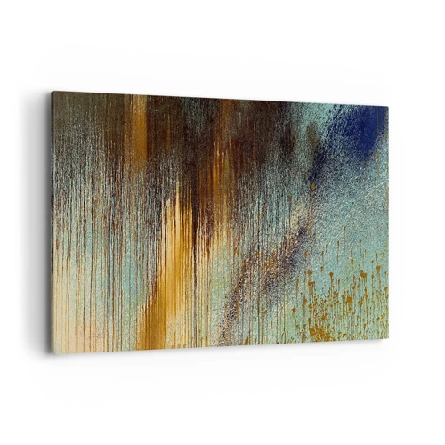 Lærredstryk - Billede på lærred - En utilsigtet farverig komposition - 120x80 cm