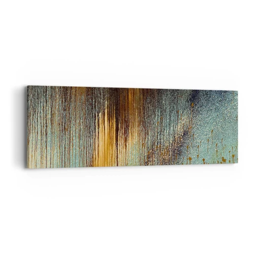 Lærredstryk - Billede på lærred - En utilsigtet farverig komposition - 90x30 cm